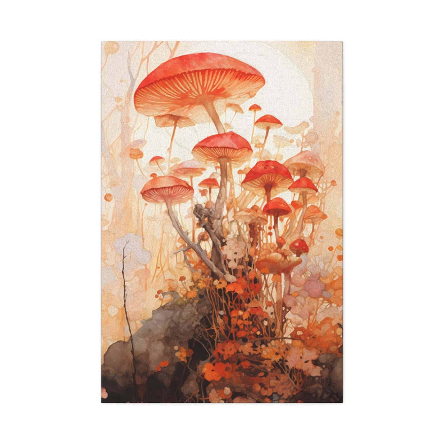 Mushroom Family Wall Art & Canvas Prints