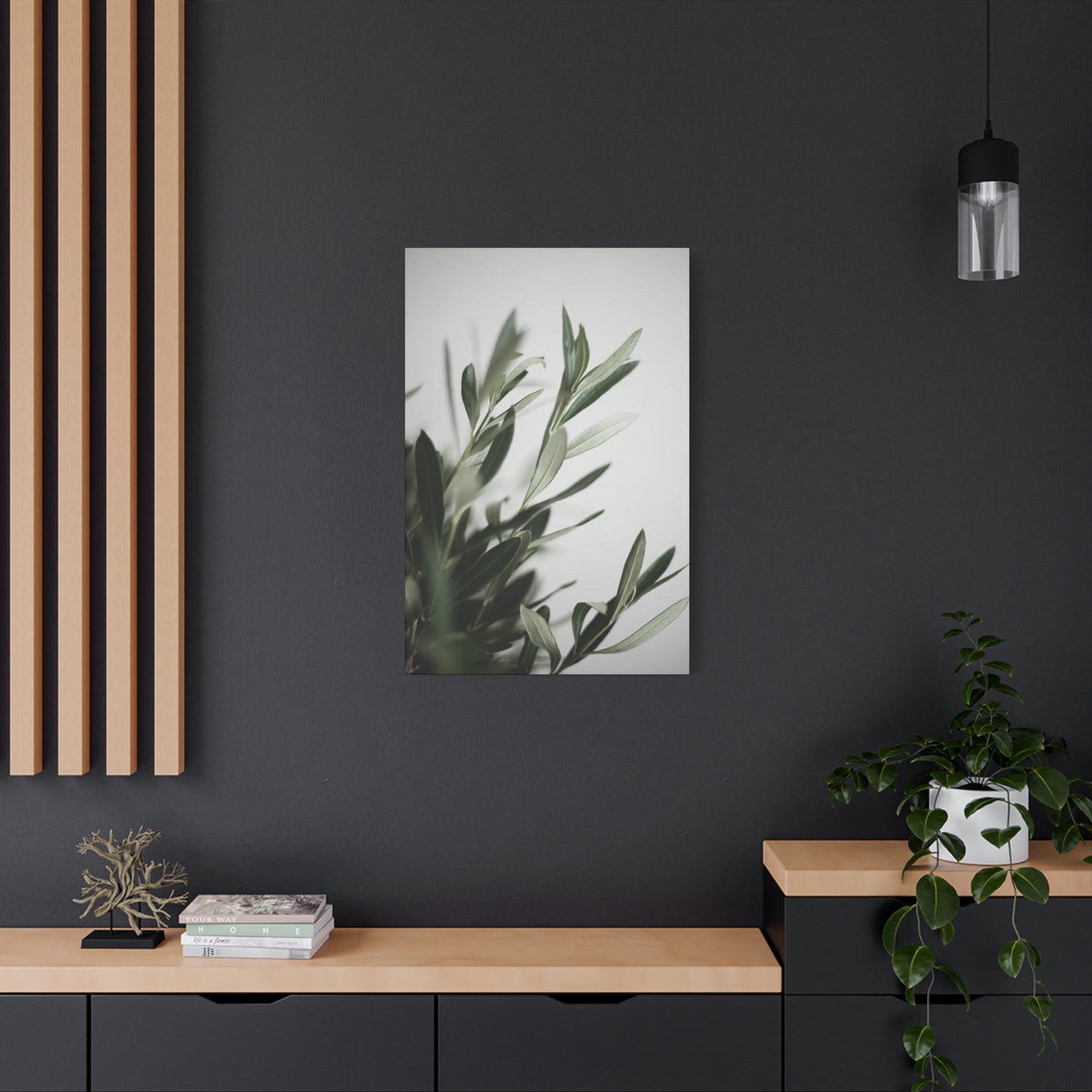 Plant Olive Green Wall Art & Canvas Prints