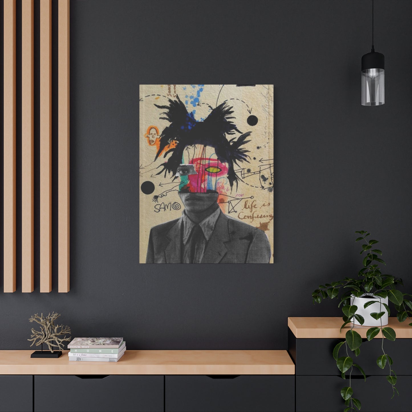 Men Abstract Mixed Media Wall Art & Canvas Prints