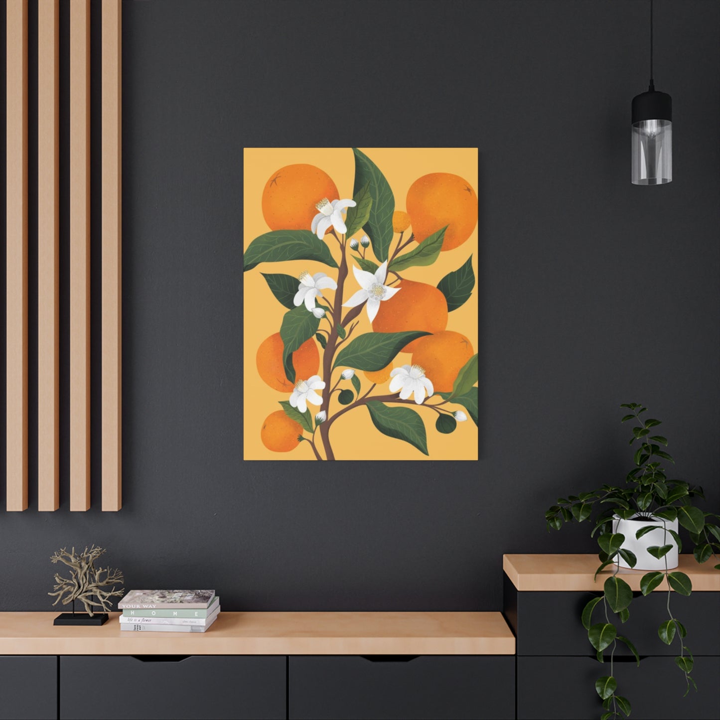 Orange Stem Wall Art & Canvas Prints