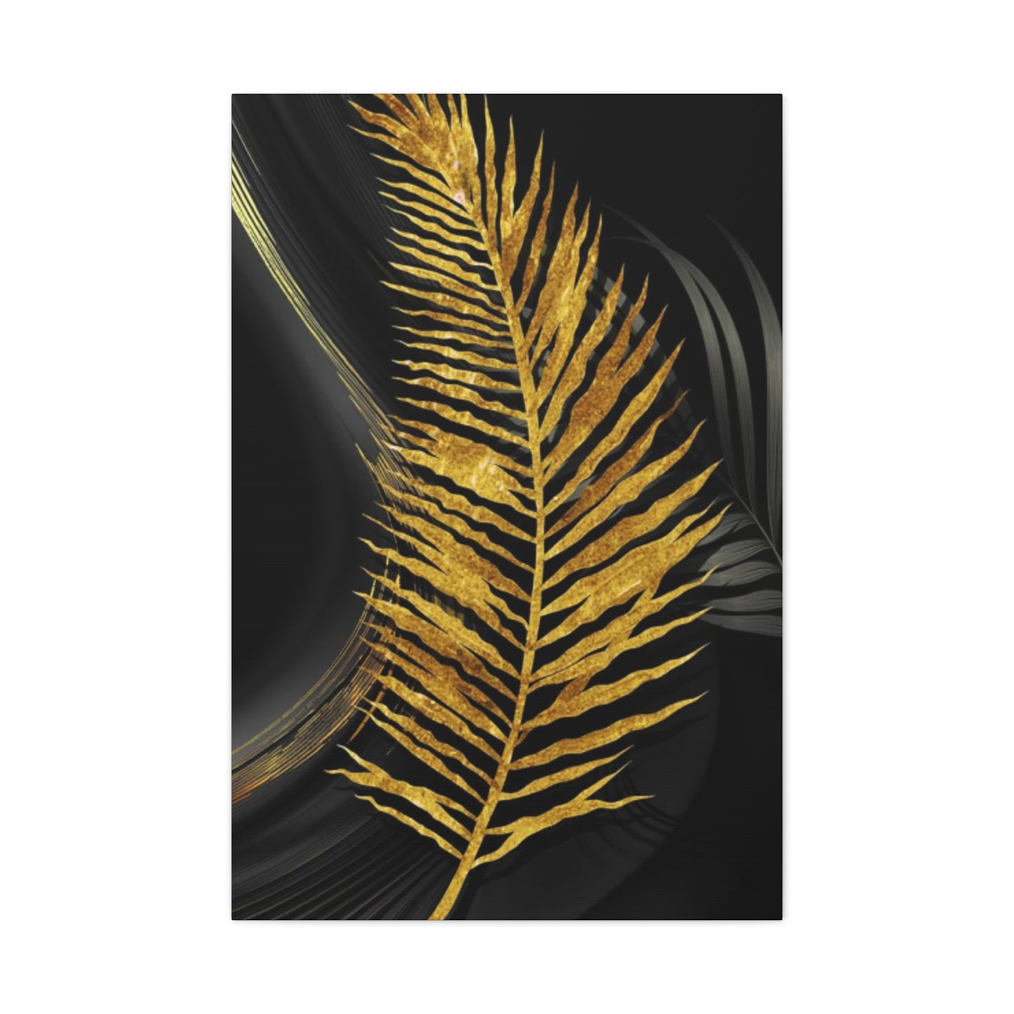 Golden Leaf Art Wall Art & Canvas Prints