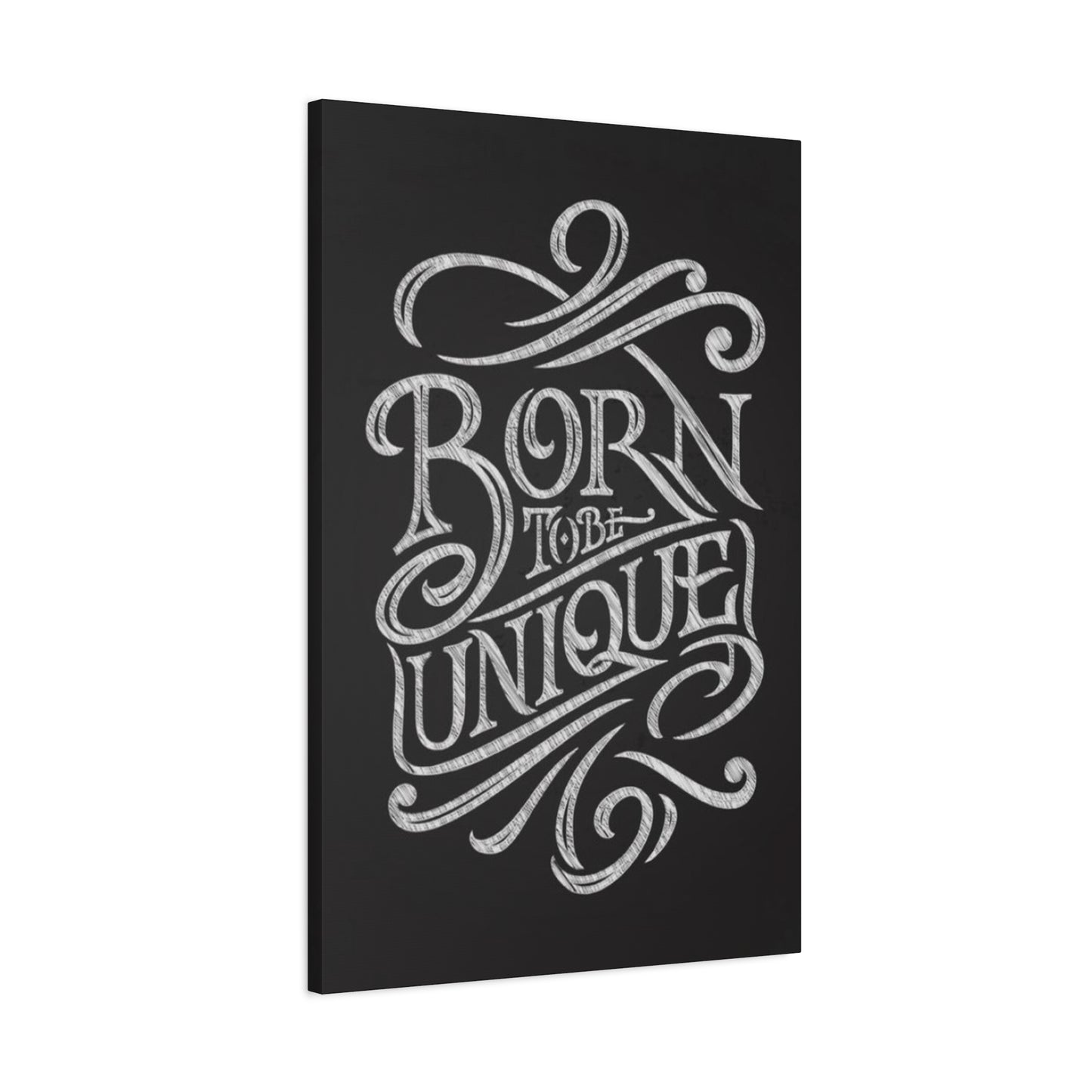 Born Unique Chalkboard Wall Art & Canvas Prints