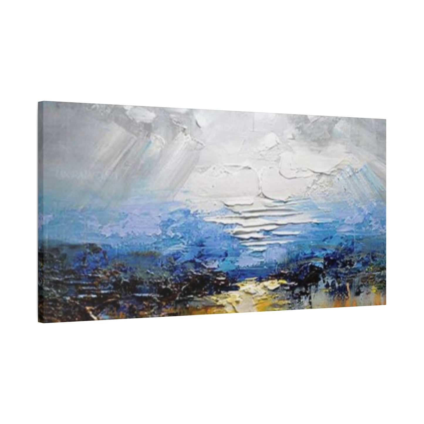 Sea Shore Painting Panoramas Wall Art & Canvas Prints