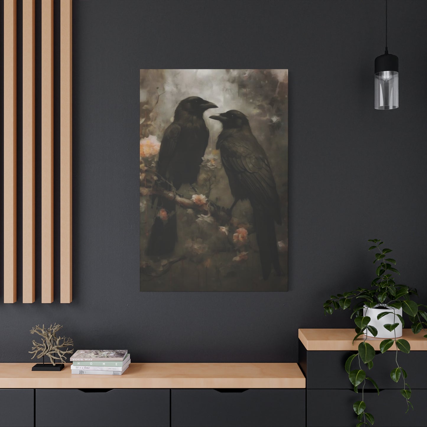 Scary Crows Halloween Wall Art & Canvas Prints