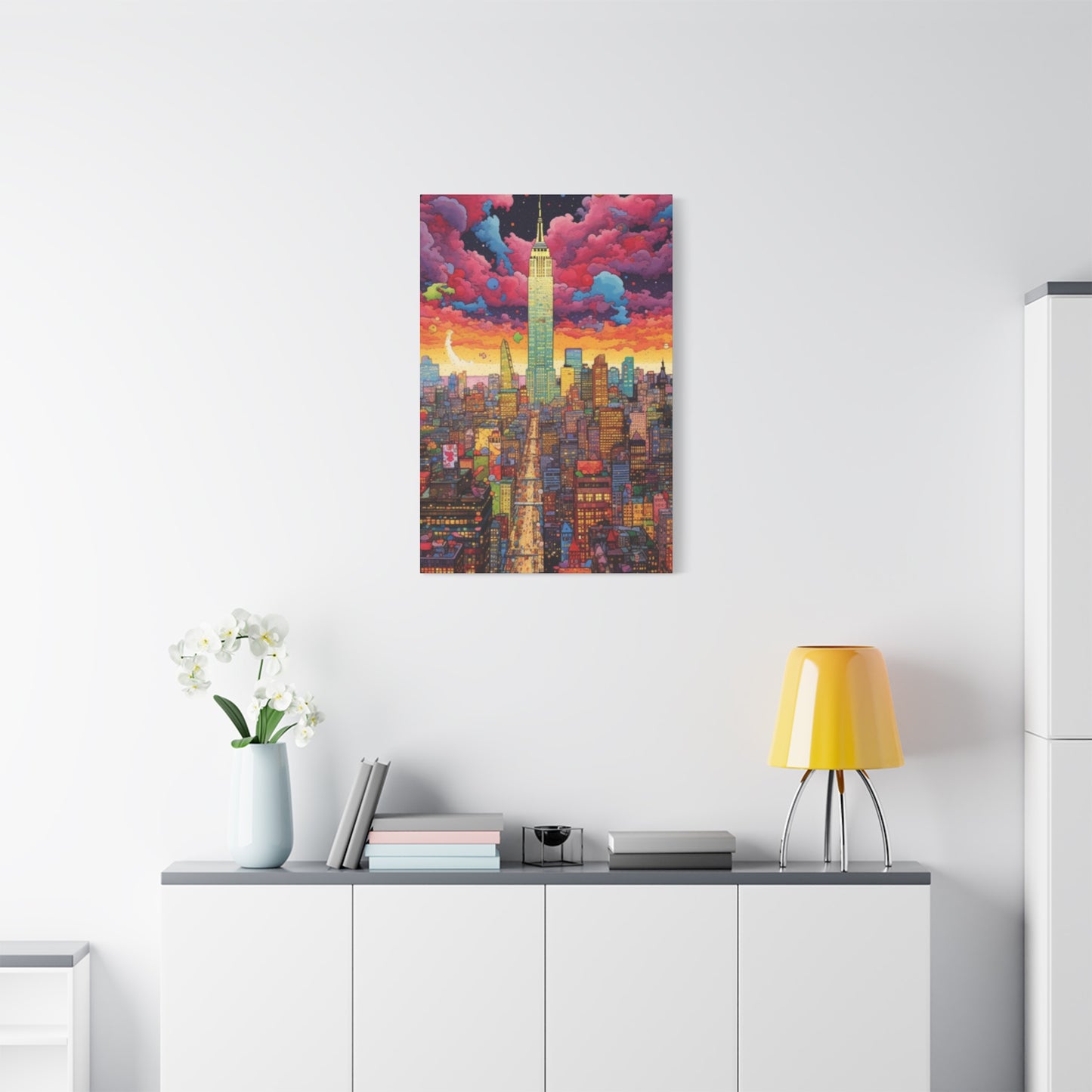 Empire State Building  Poster in New York City Wall Art & Canvas Prints