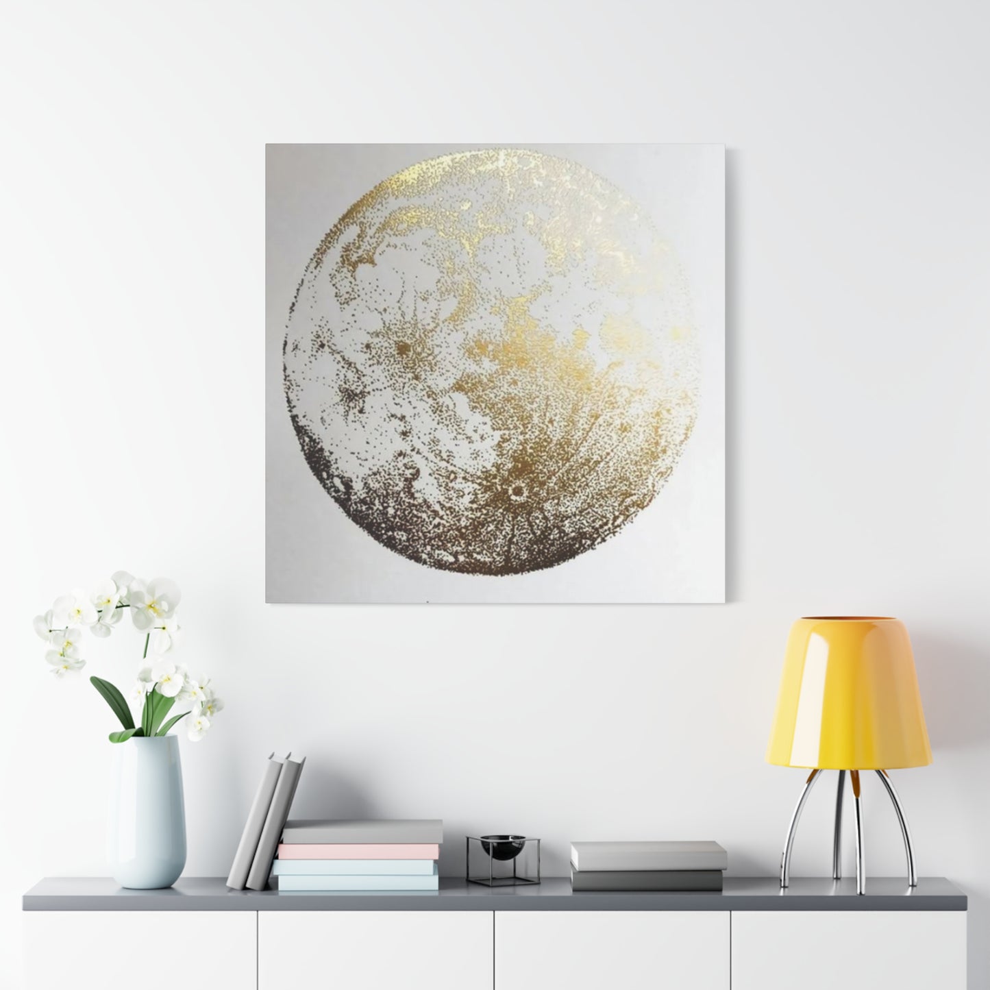 Golden Moon Wall Art & Canvas Prints