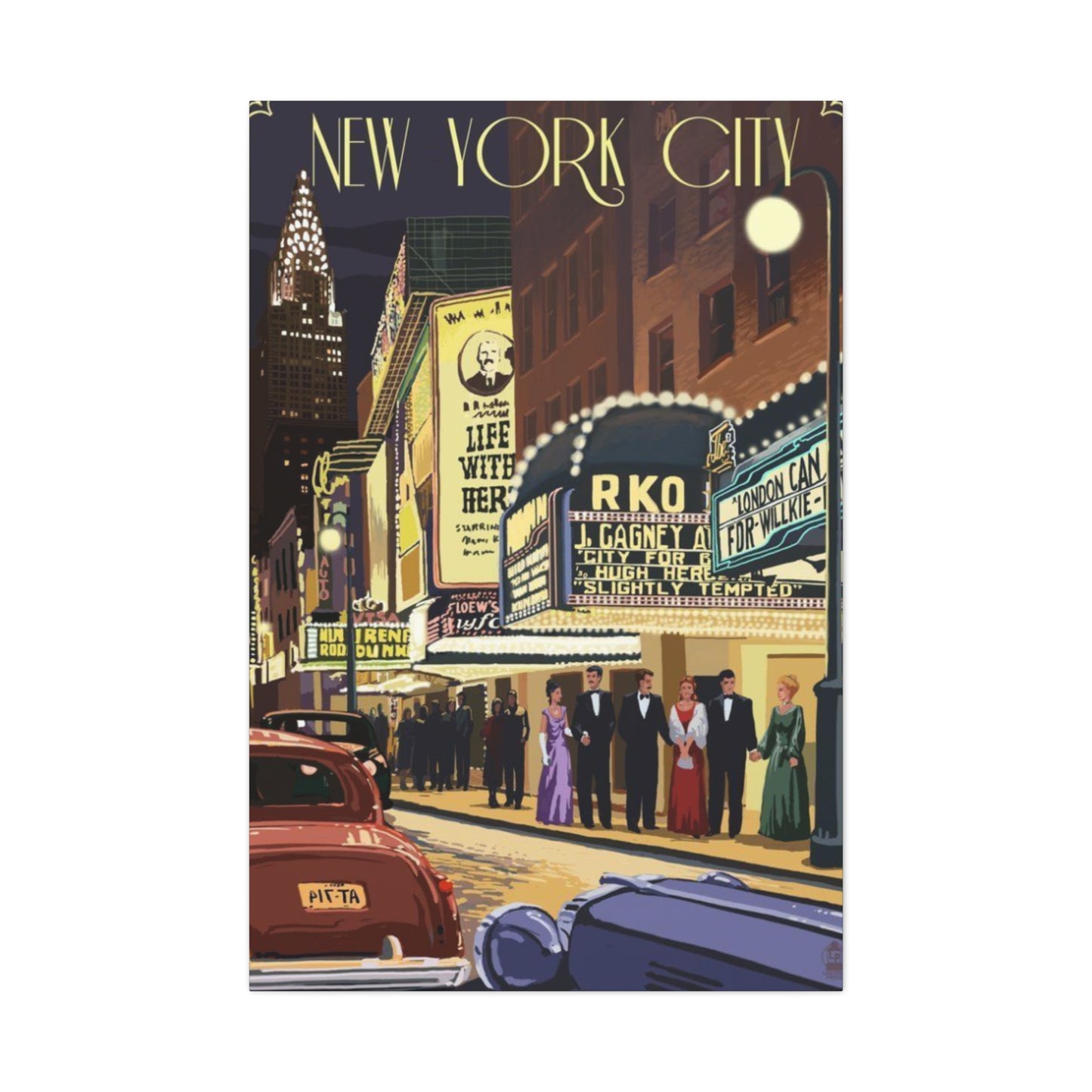 Casino Poster in New York City Wall Art & Canvas Prints