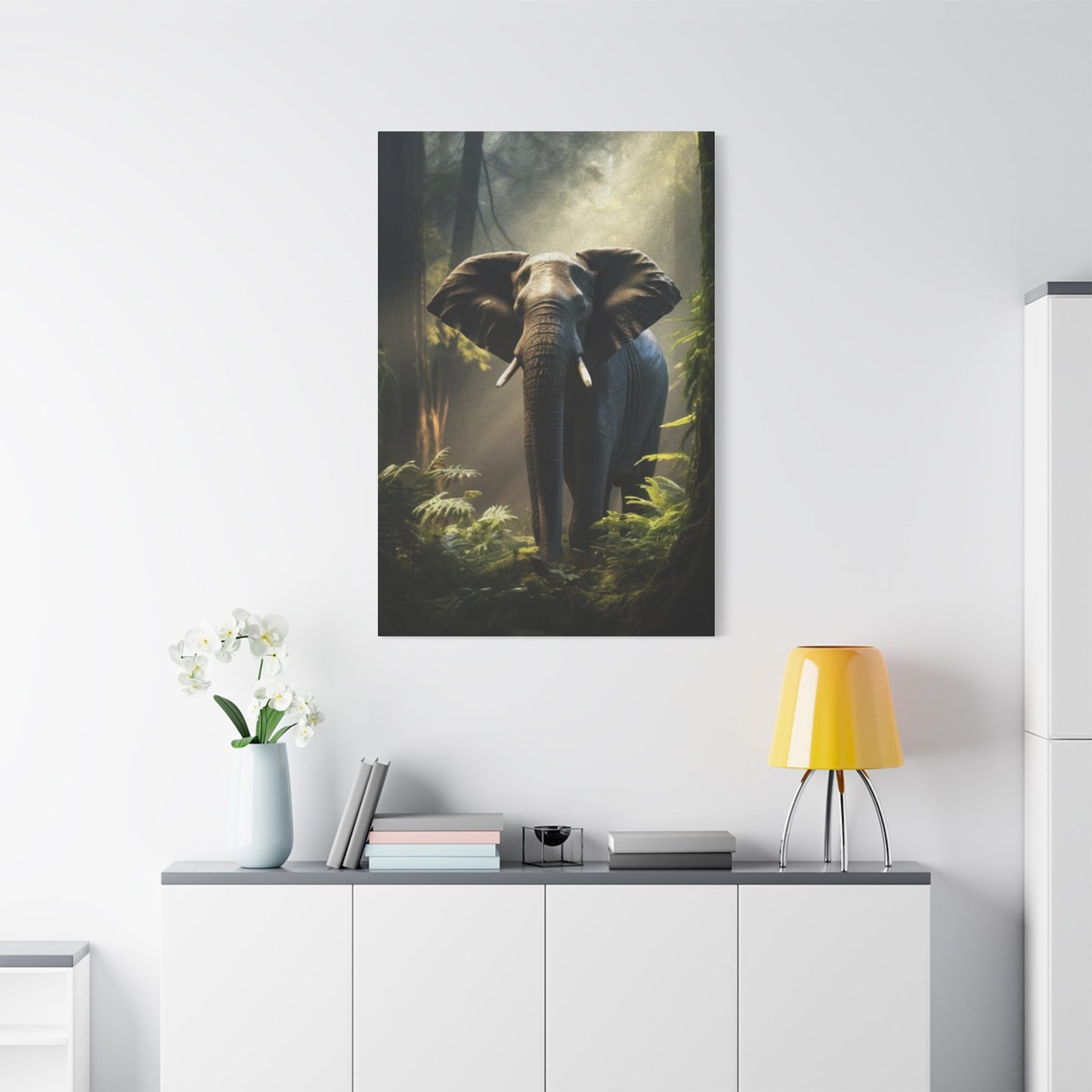 Wild Elephant Wall Art & Canvas Prints