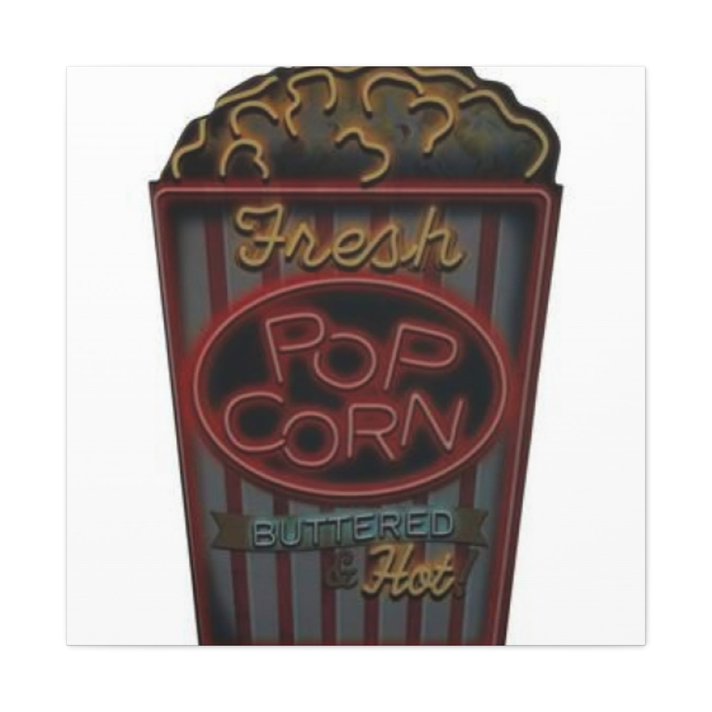 Popcorn Tub Wall Art & Canvas Prints