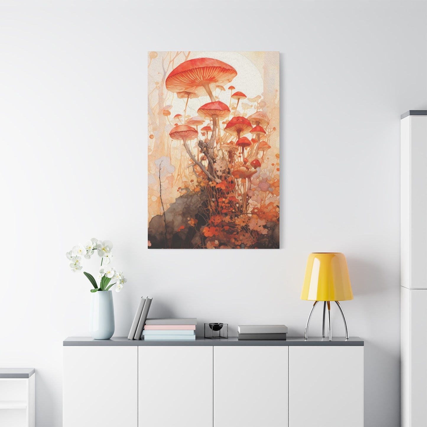 Mushroom Family Wall Art & Canvas Prints