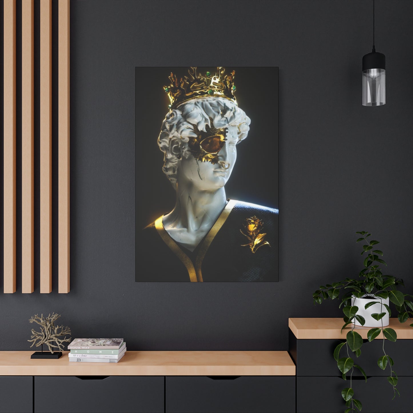 Golden Crown Wall Art & Canvas Prints