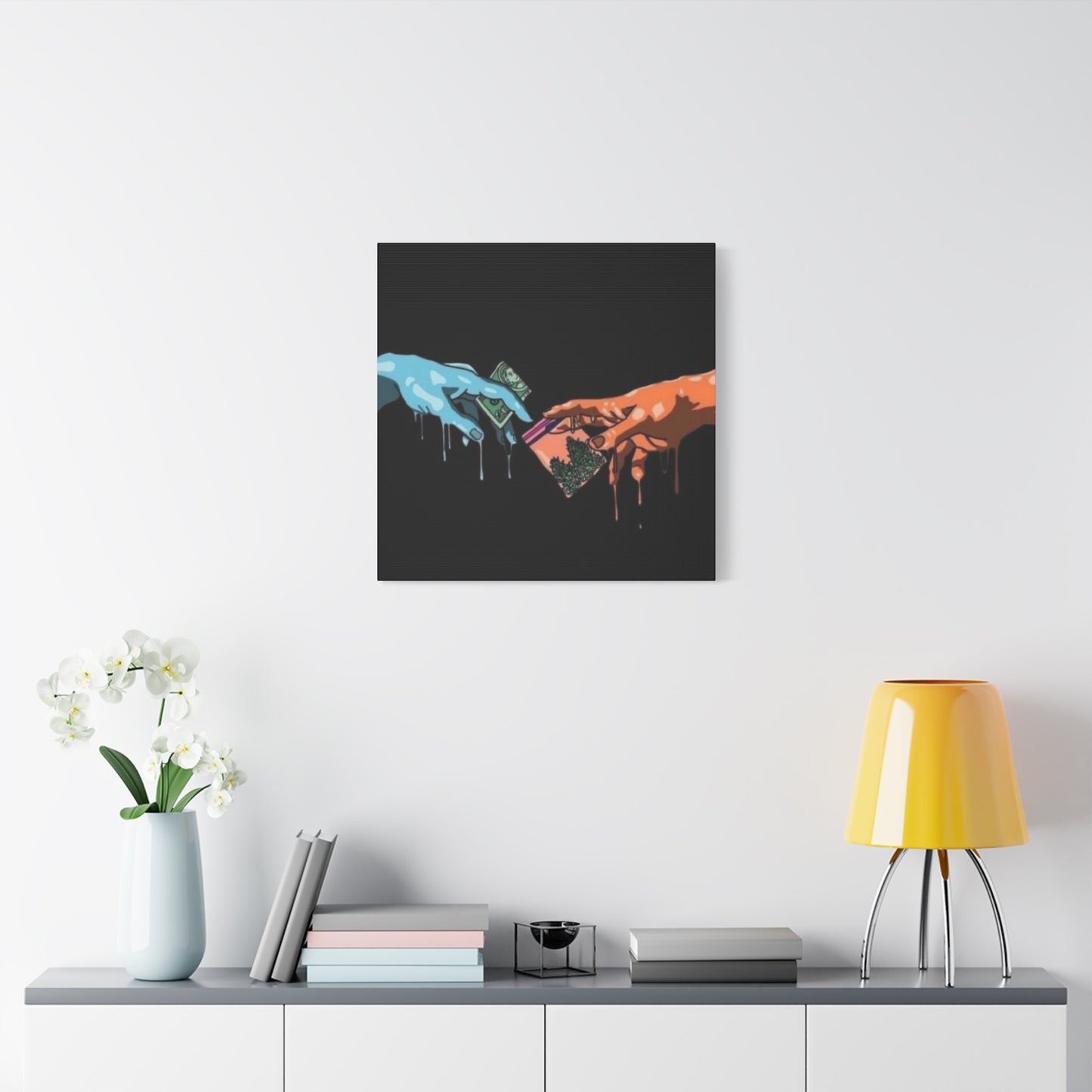 Joint Transaction Marijuana Wall Art & Canvas Prints