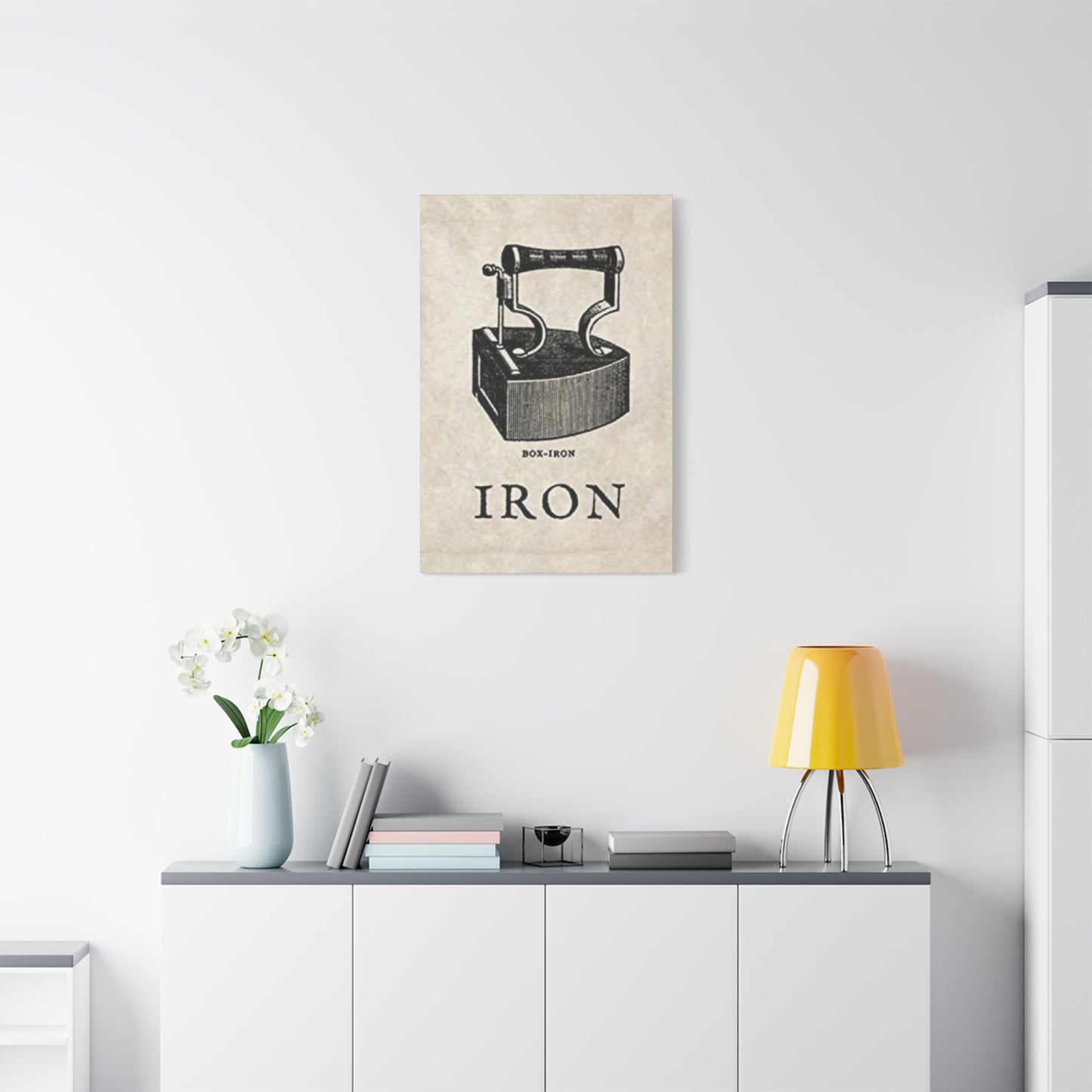 Box Iron Laundry Wall Art & Canvas Prints