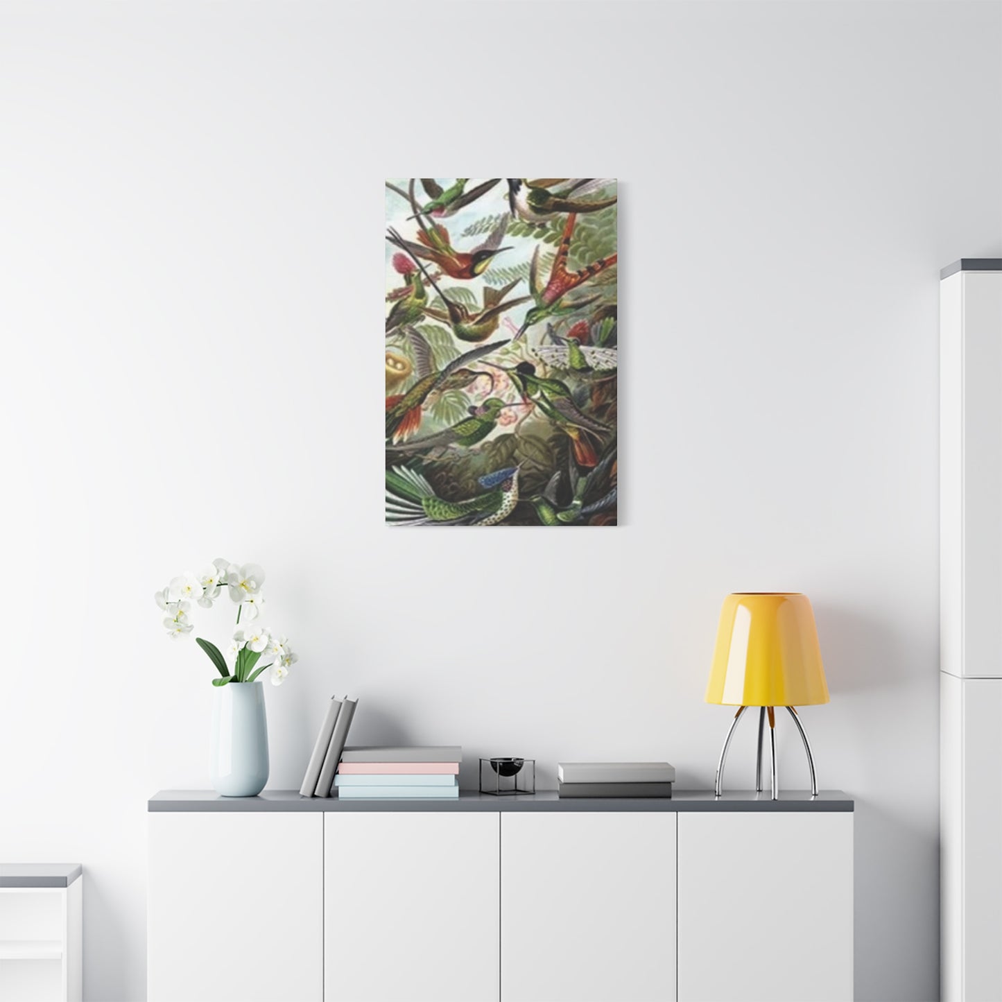 Humming Birds Painting Wall Art & Canvas Prints