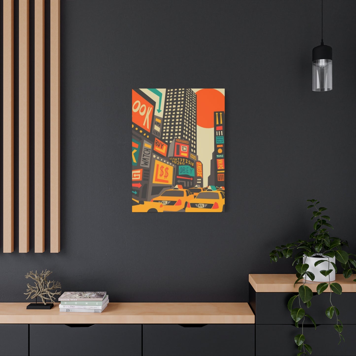 Yellow Taxi Painting New York City Wall Art & Canvas Prints