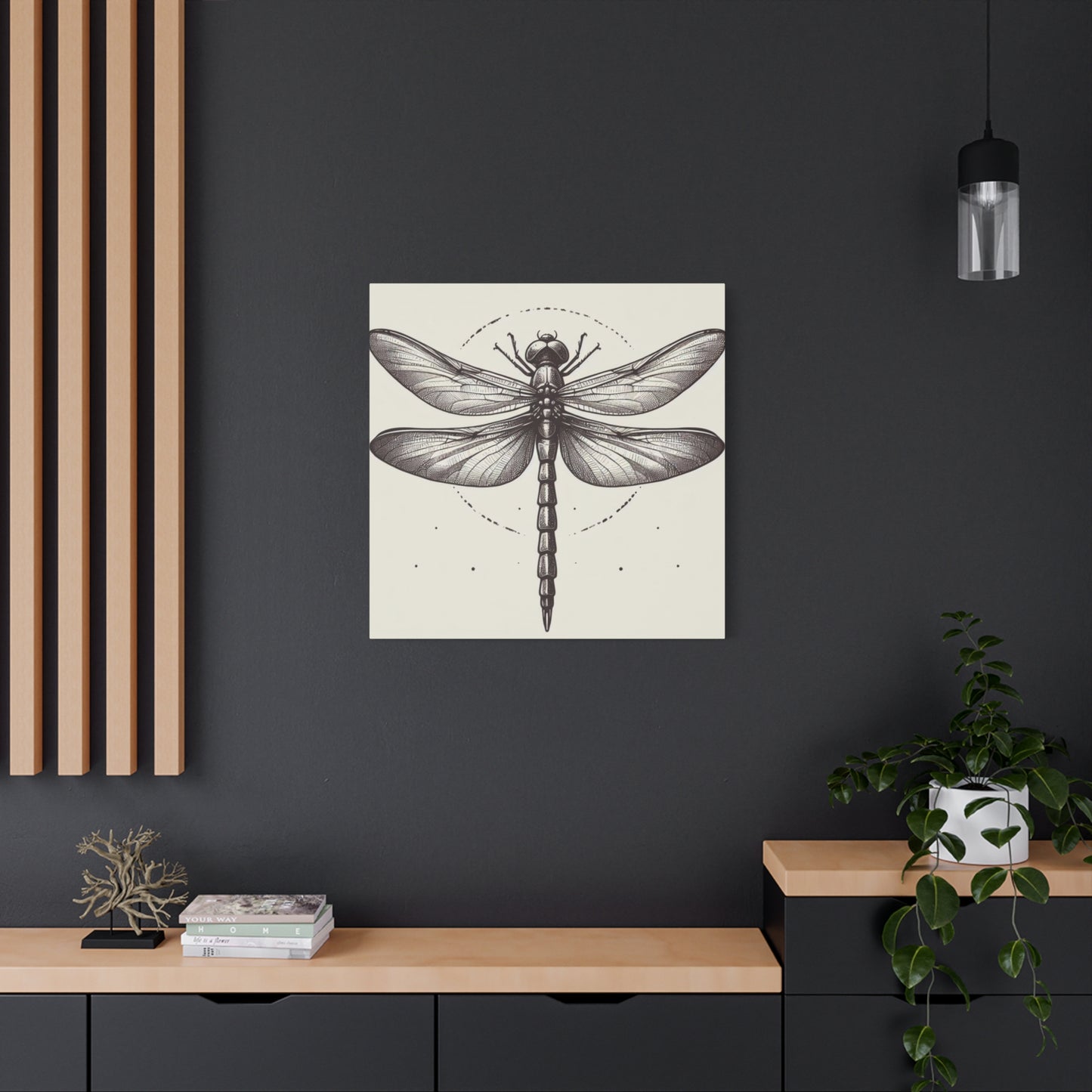 Vintage Picture Dragonfly Wall Art & Canvas Prints