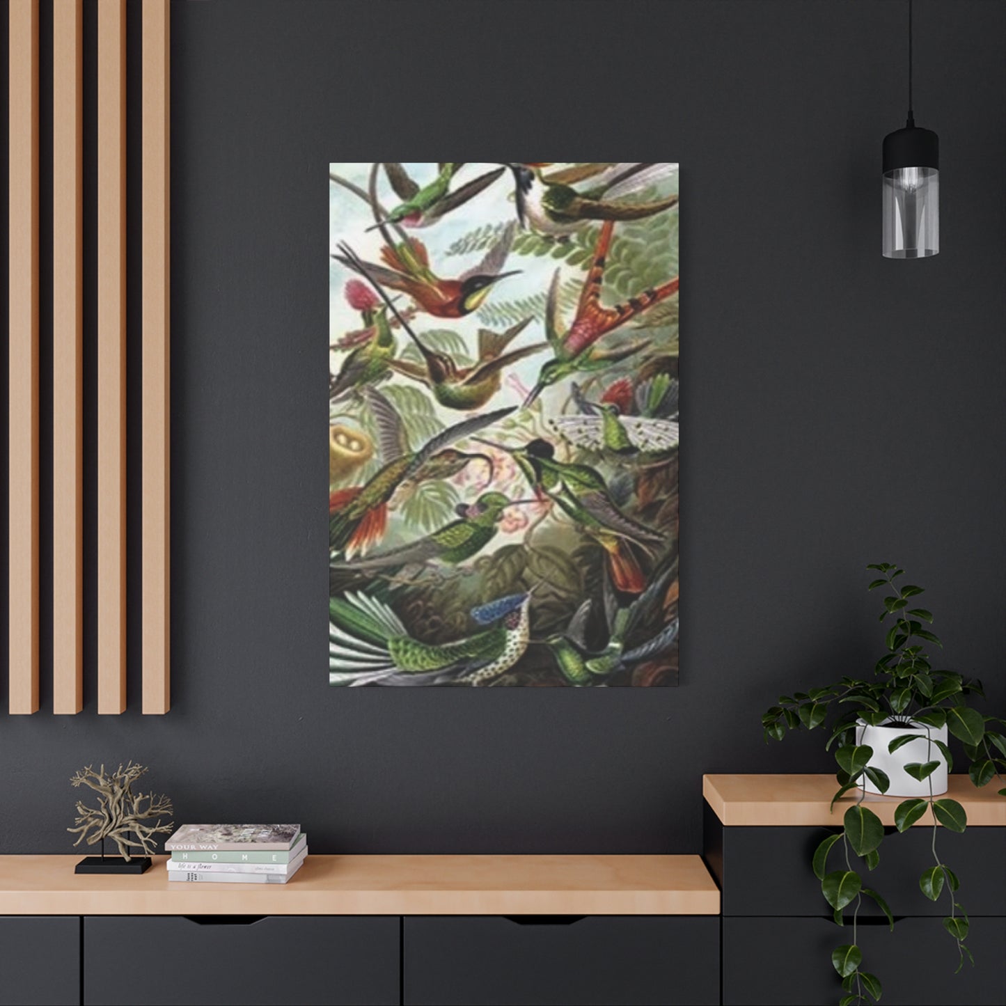 Humming Birds Painting Wall Art & Canvas Prints