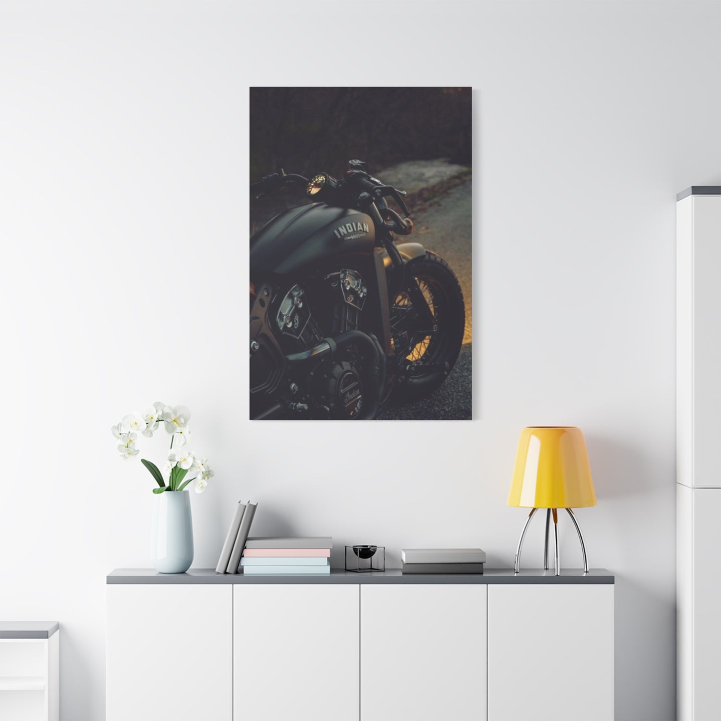 Classic Indian Motorcycle Wall Art & Canvas Prints