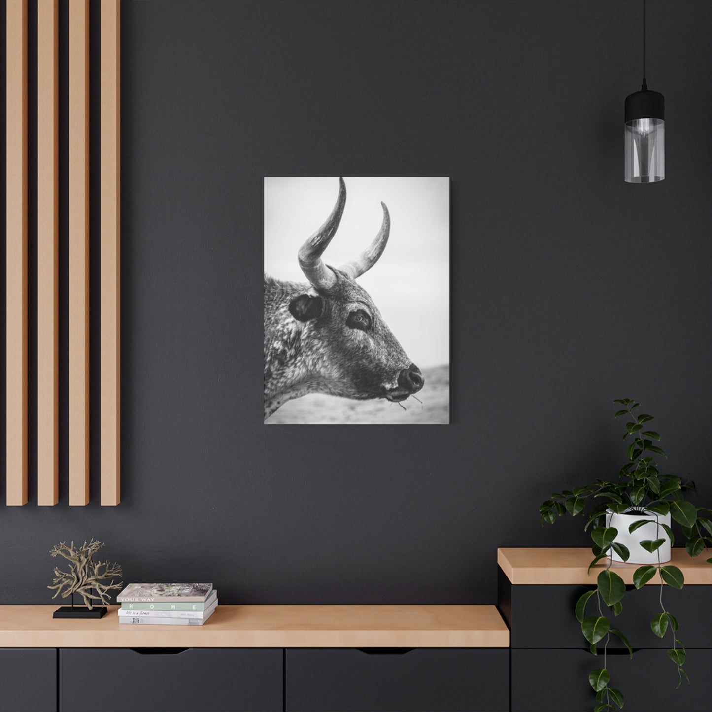 Wild Bull Curvy Longhorn Wall Art & Canvas Prints