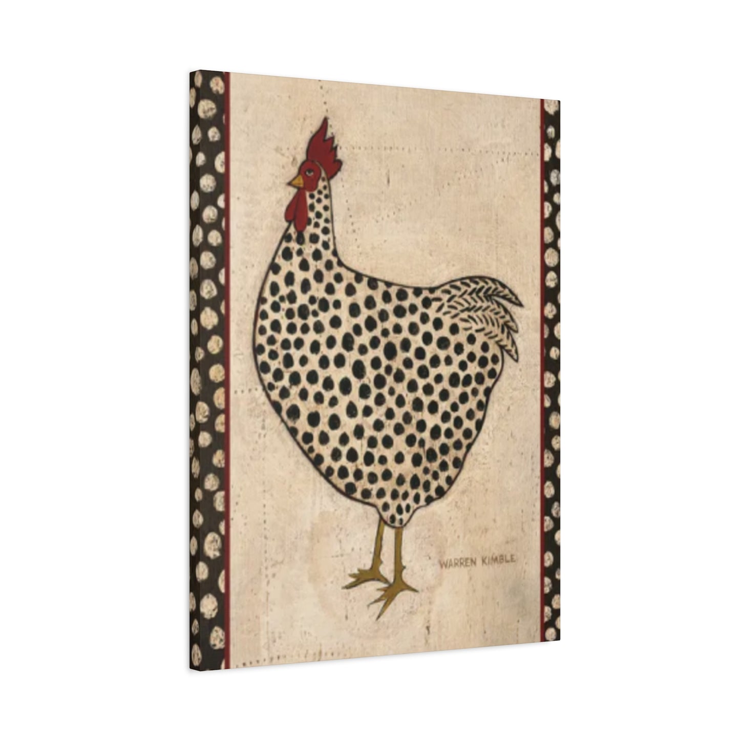 Chicken Drawing Kimble Warren Wall Art & Canvas Prints