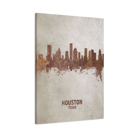 Houston Skyline Painting Wall Art & Canvas Prints