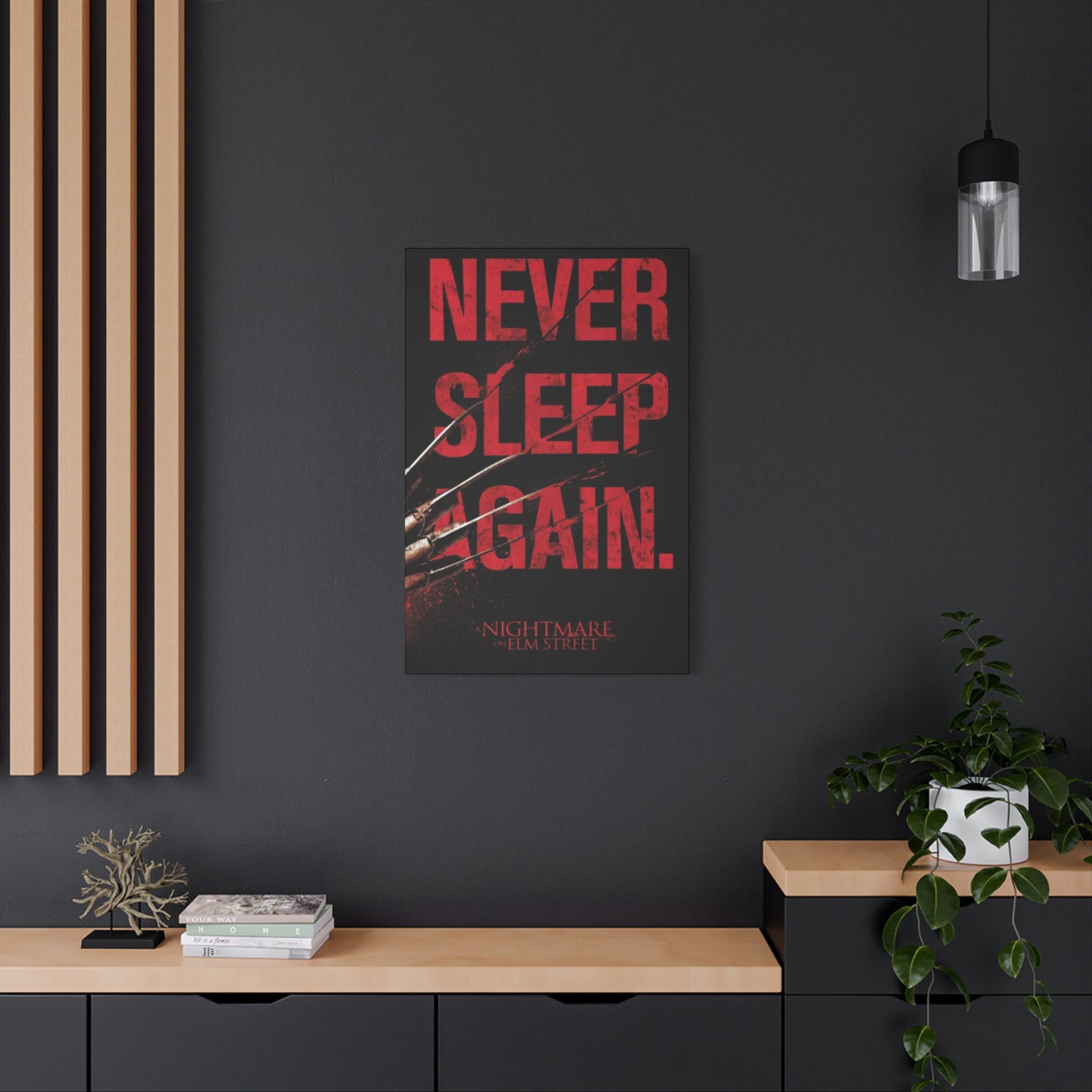 Never Sleep Again Horror Wall Art & Canvas Prints