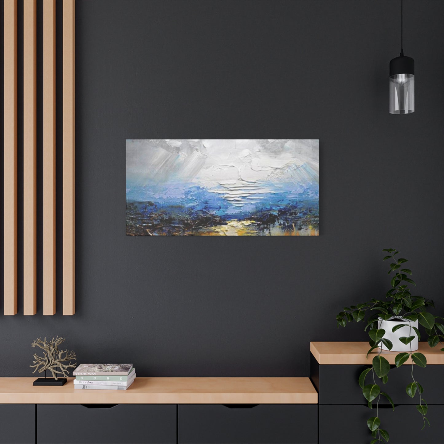 Sea Shore Painting Panoramas Wall Art & Canvas Prints