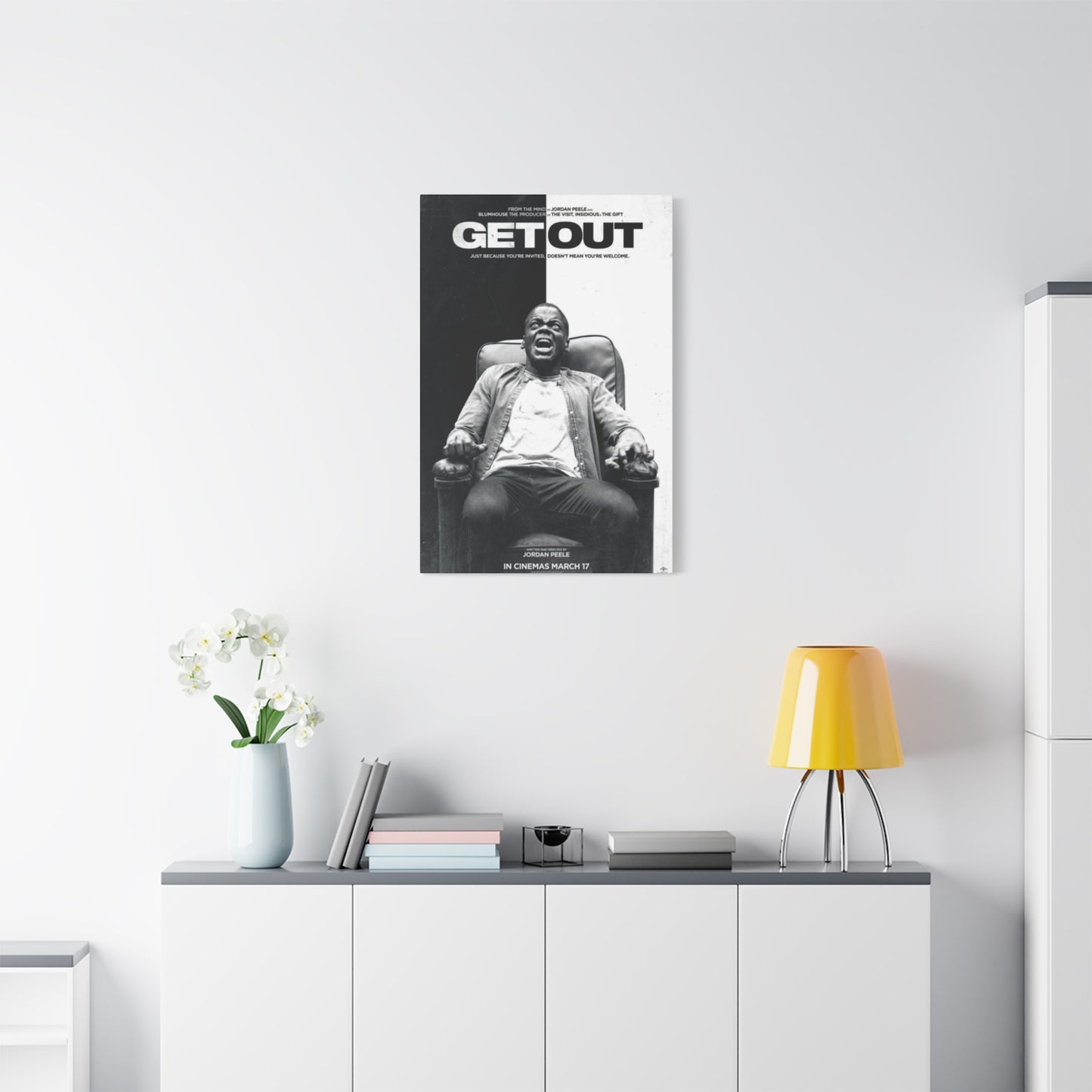 Getout Horror Movie Poster Wall Art & Canvas Prints