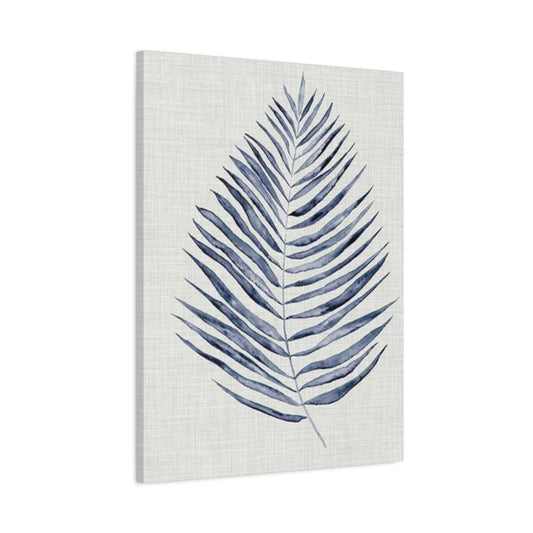 Blue Leaf Entryway Wall Art & Canvas Prints