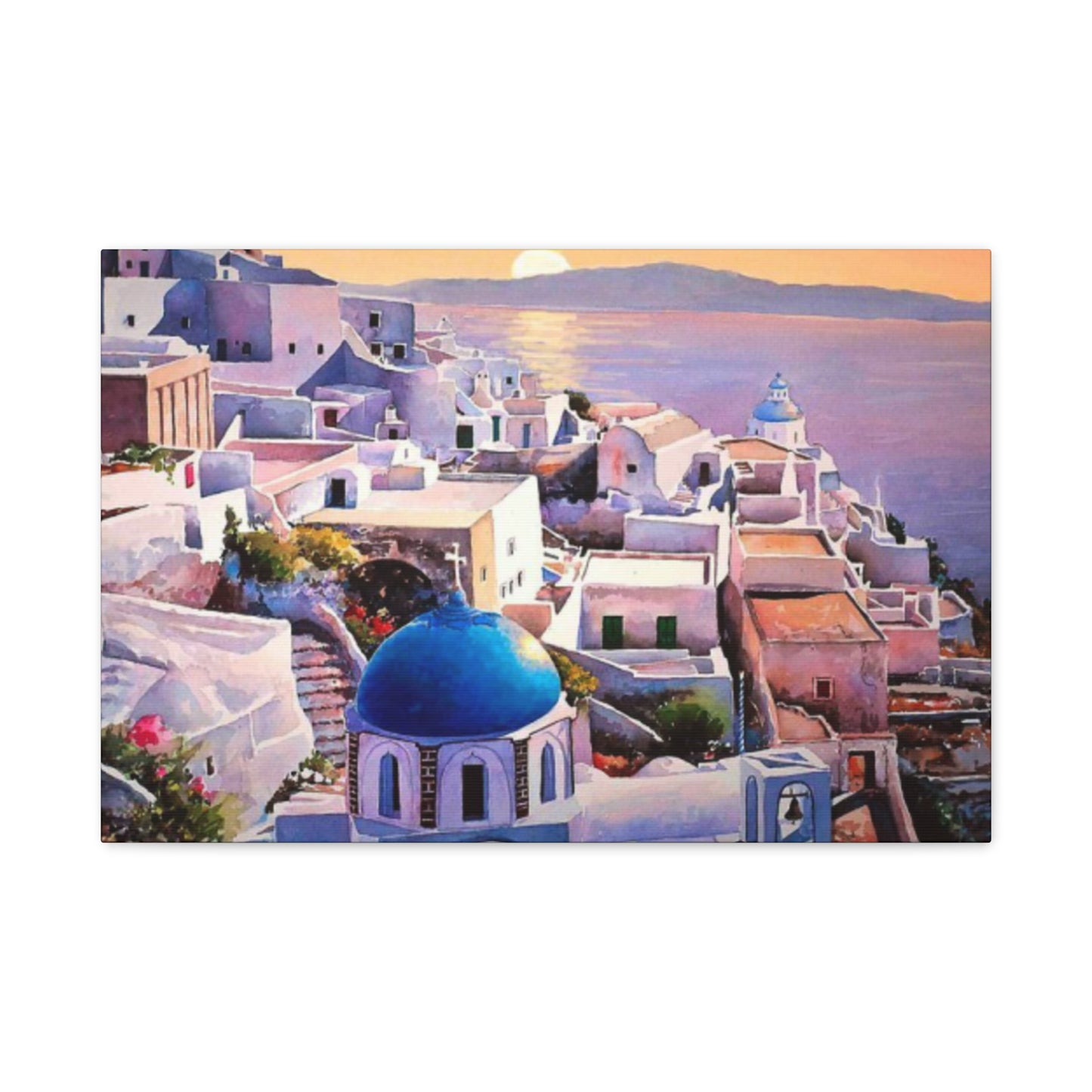 Greece Sunset View Wall Art & Canvas Prints