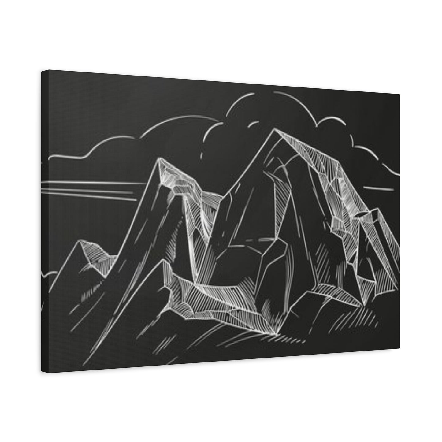 Mountain Chalkboard Wall Art & Canvas Prints