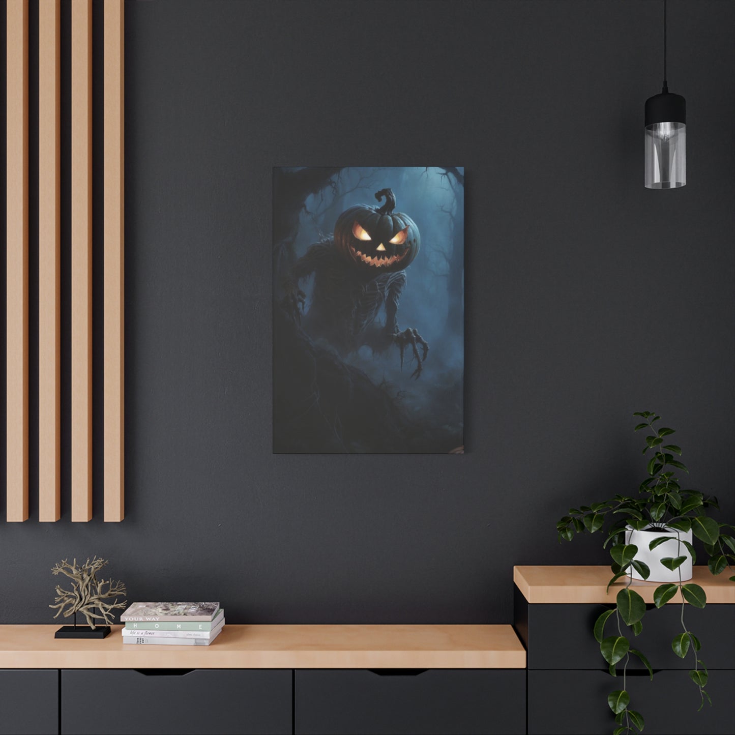 Halloween Scary Painting Wall Art & Canvas Prints