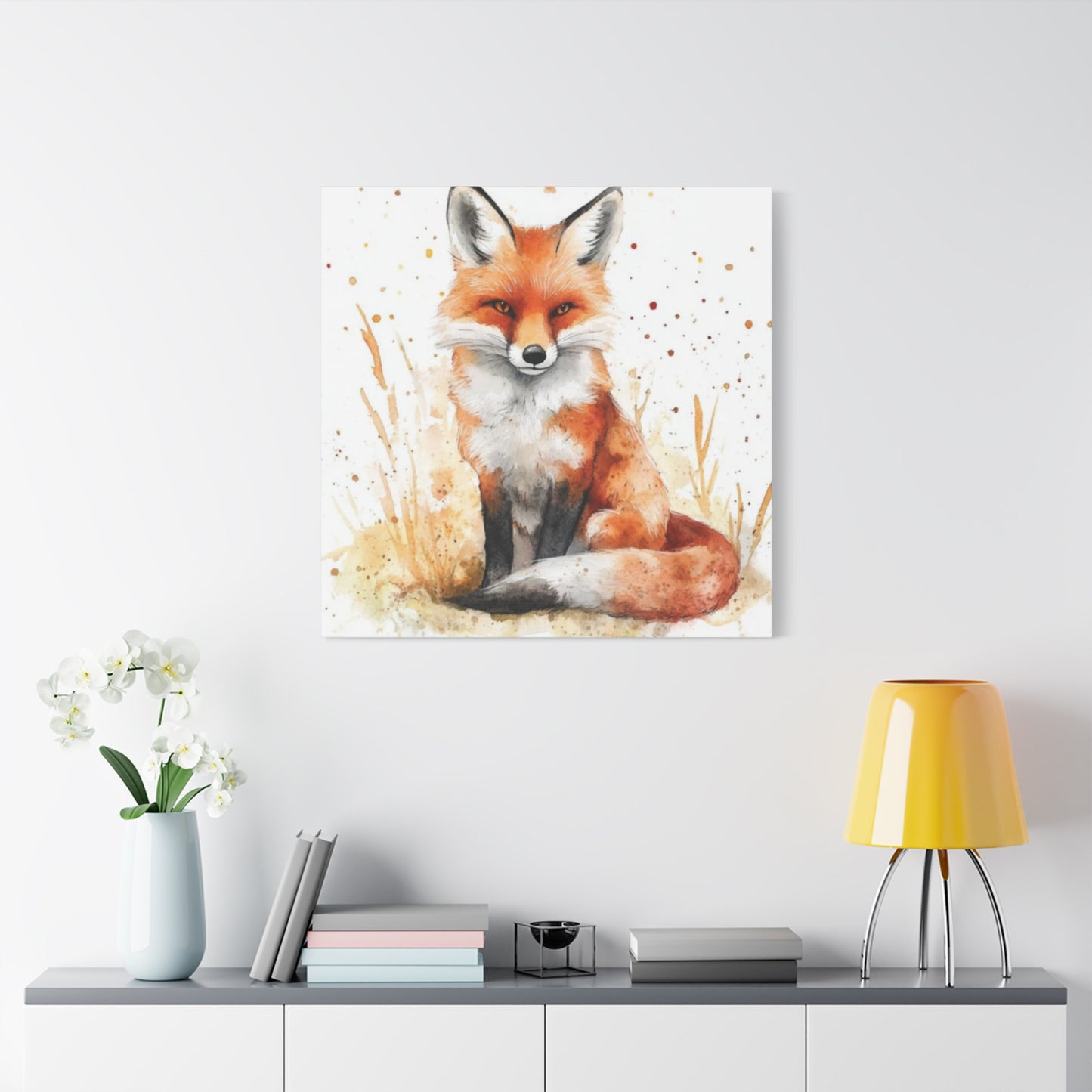 Little Baby Fox Wall Art & Canvas Prints