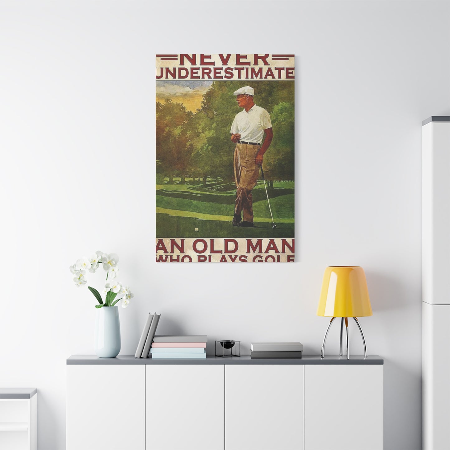 Golf Poster Man Cave Decor Wall Art & Canvas Prints