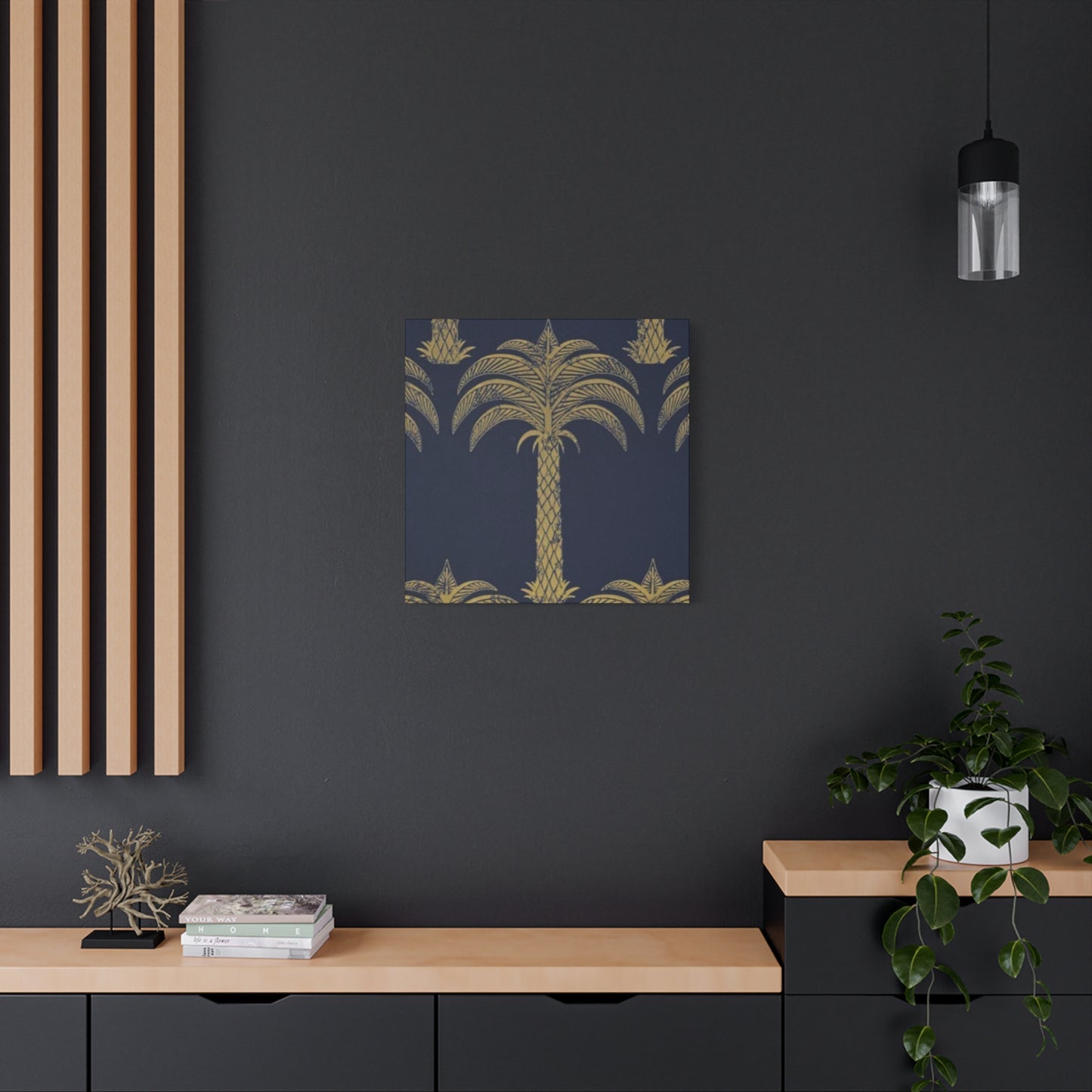 Palm Tree Symbol Decor Wall Art & Canvas Prints