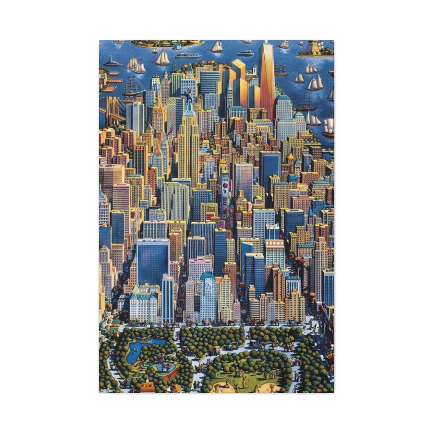 Manhattan Central Park New York City Skyline Wall Art & Canvas Prints