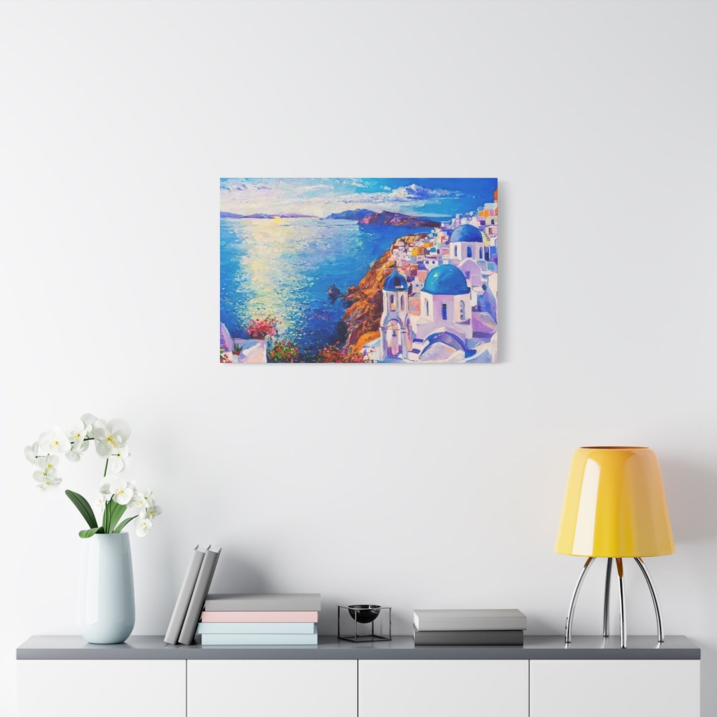 Greece Bird Eye View Wall Art & Canvas Prints