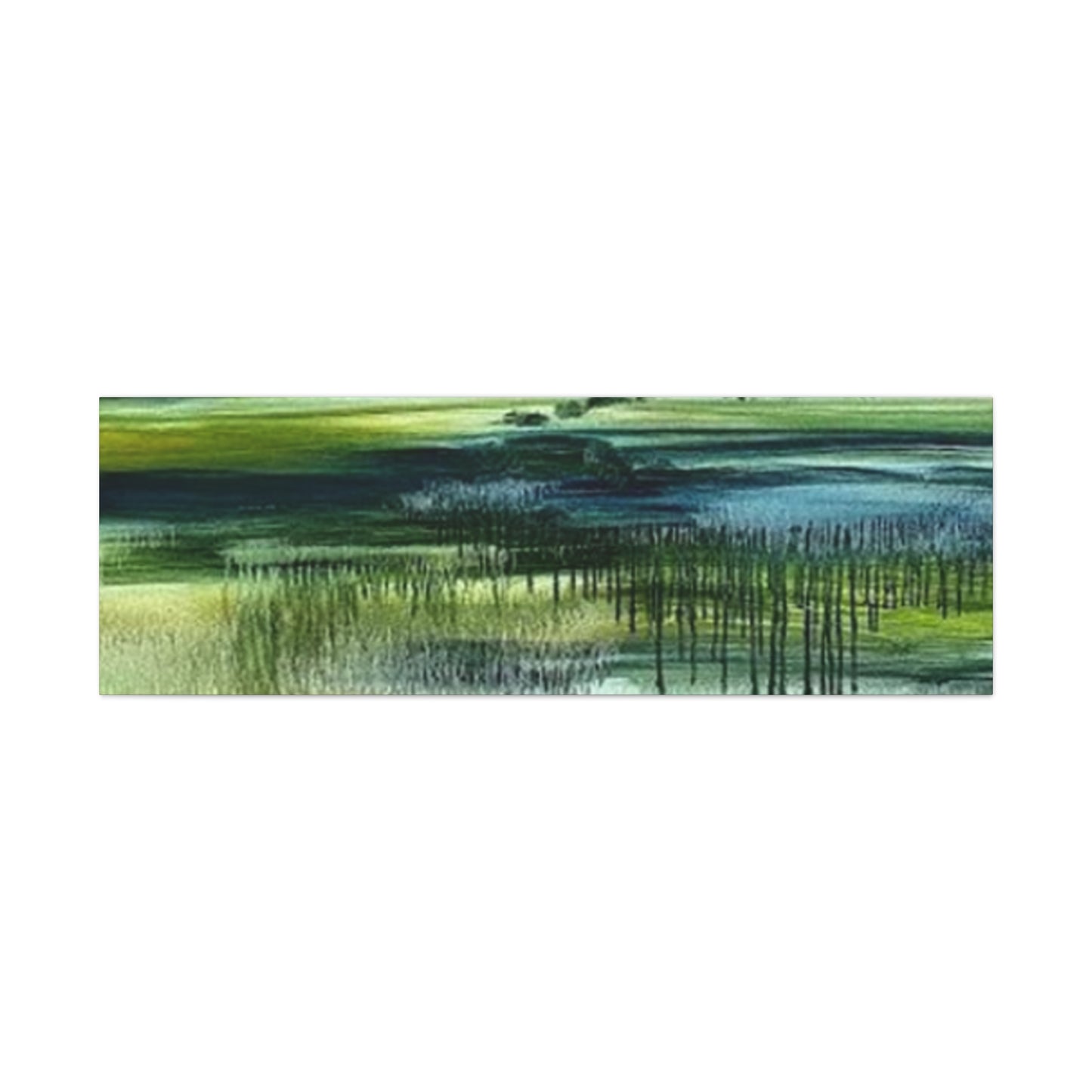 Pond In Grassland Panoramas Wall Art & Canvas Prints