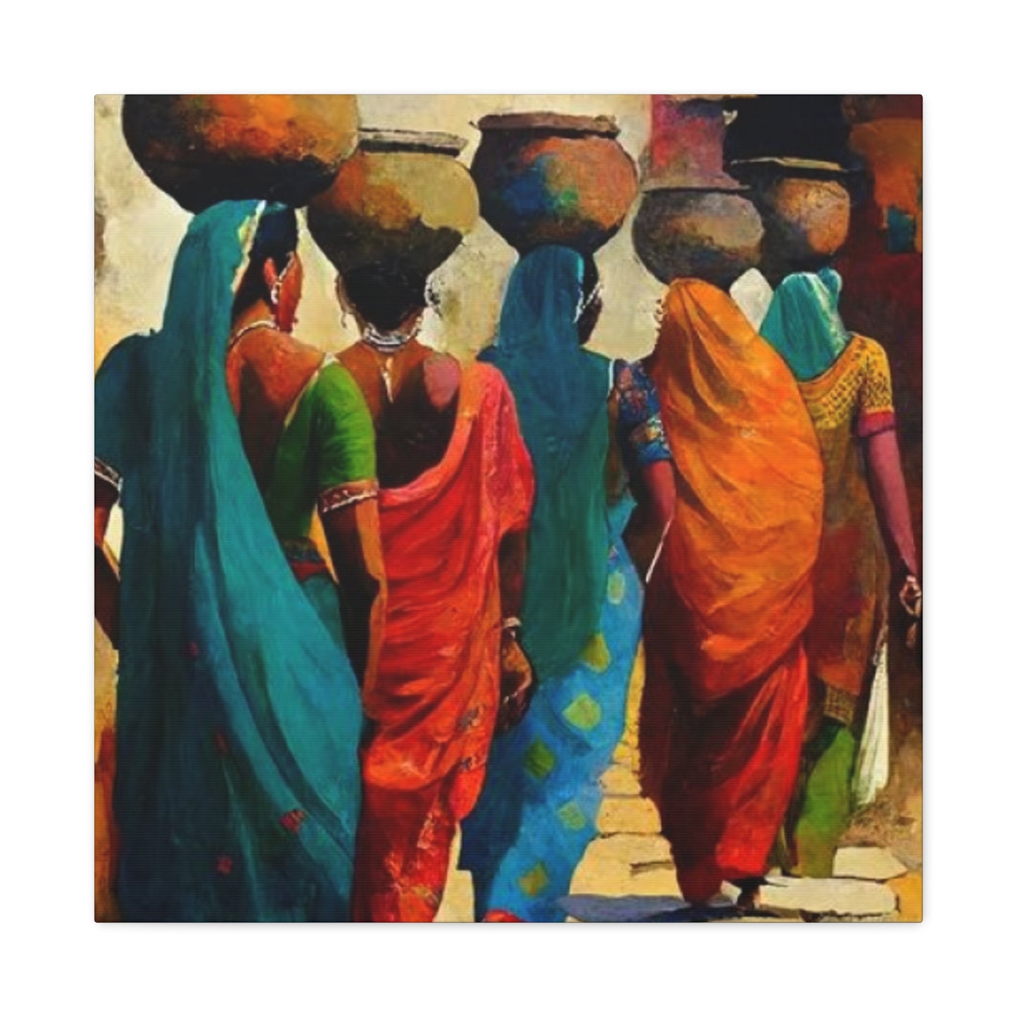 Indian Cultural Women Wall Art & Canvas Prints