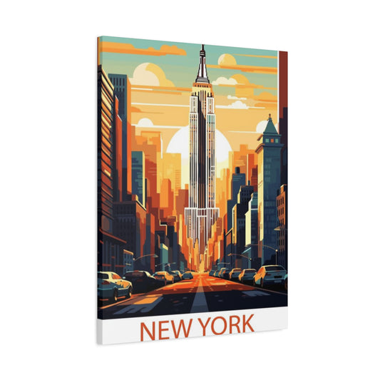 Empire State Building Sunrise NYC Skyline Wall Art & Canvas Prints