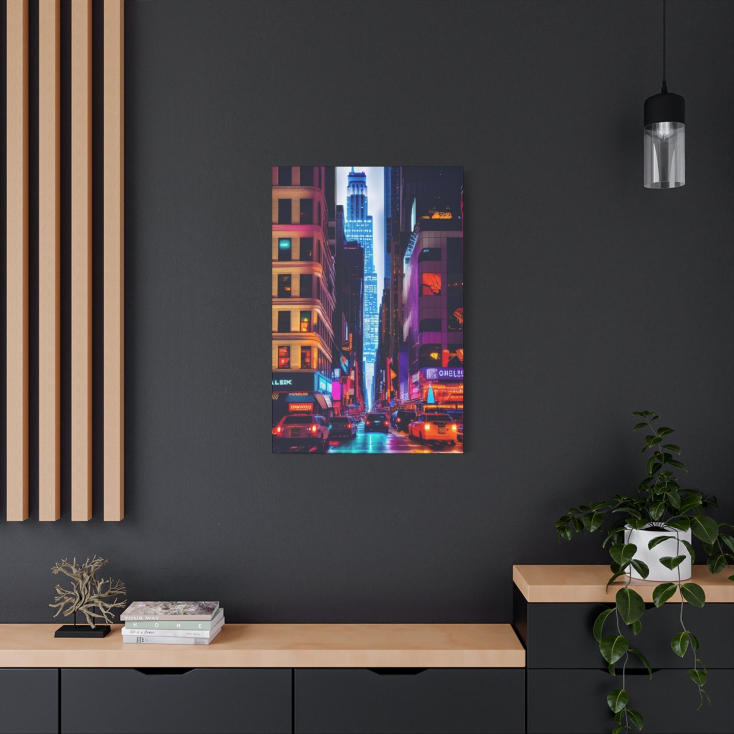 Night Life Of NYC Streets NYC Skyline Wall Art & Canvas Prints