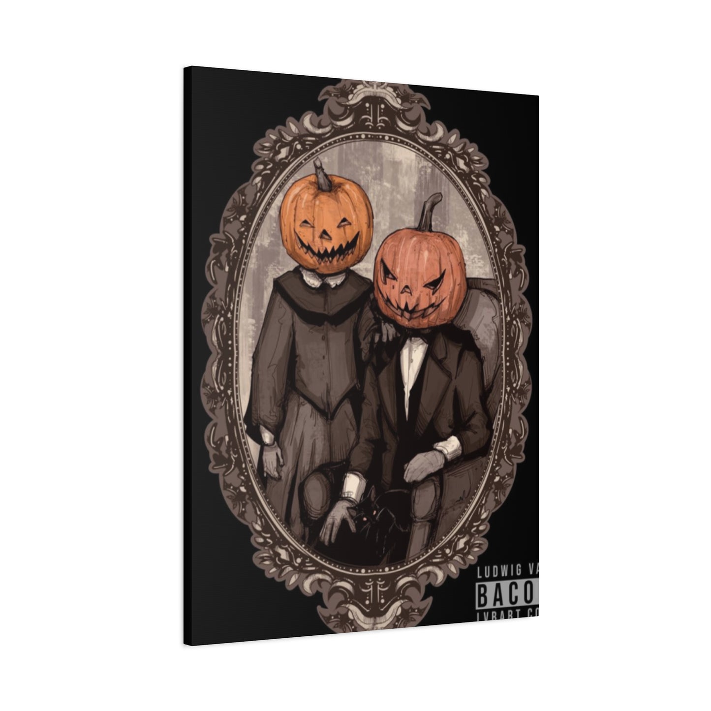 Halloween Couple Wall Art & Canvas Prints