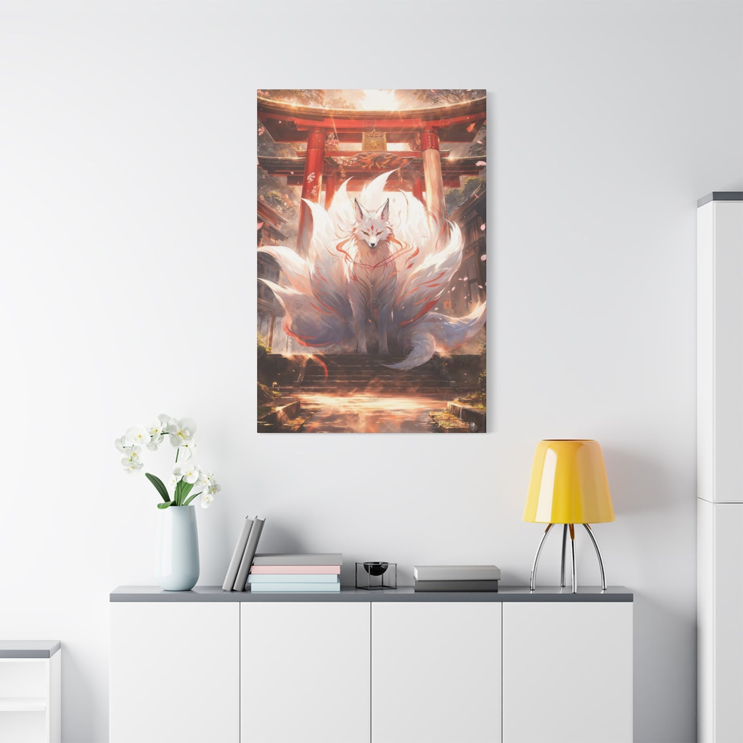 White Wolf Queen Wall Art & Canvas Prints