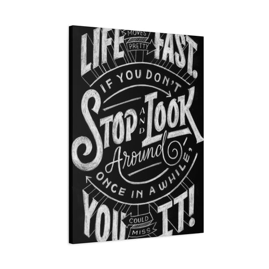 Stop Look Chalkboard Wall Art & Canvas Prints