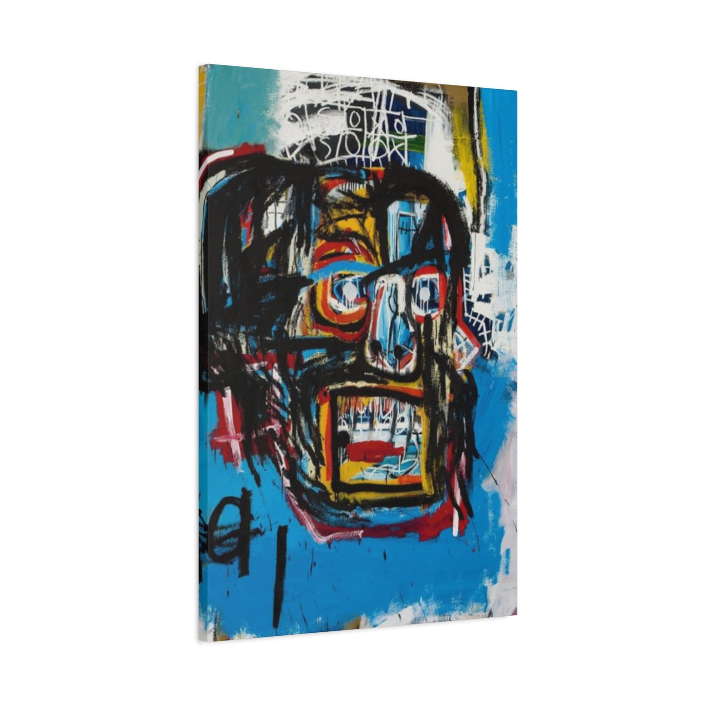 Scary Face Abstract Modernism Wall Art & Canvas Prints