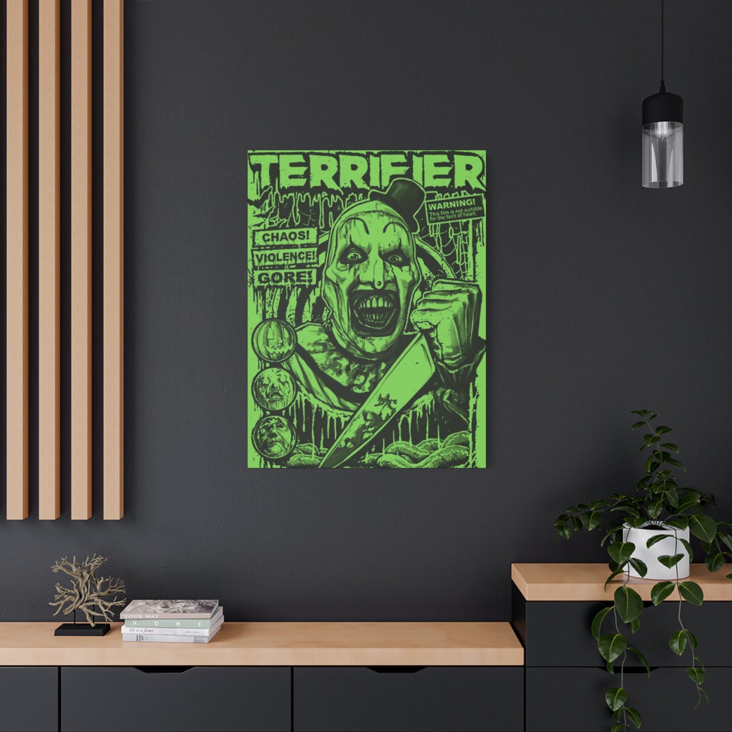 Terrifier Horror Movie Poster Wall Art & Canvas Prints