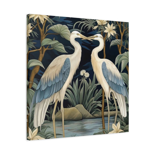 Two Beautiful Herons Wall Art & Canvas Prints