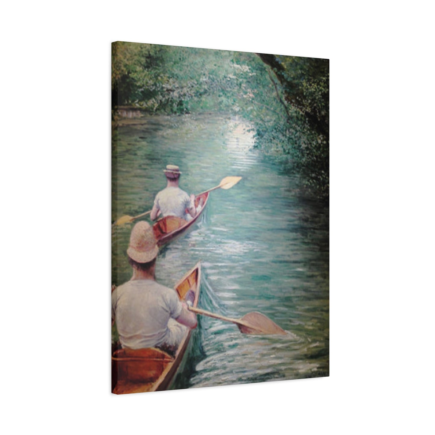 Gustav Kayaking Painting Wall Art & Canvas Prints