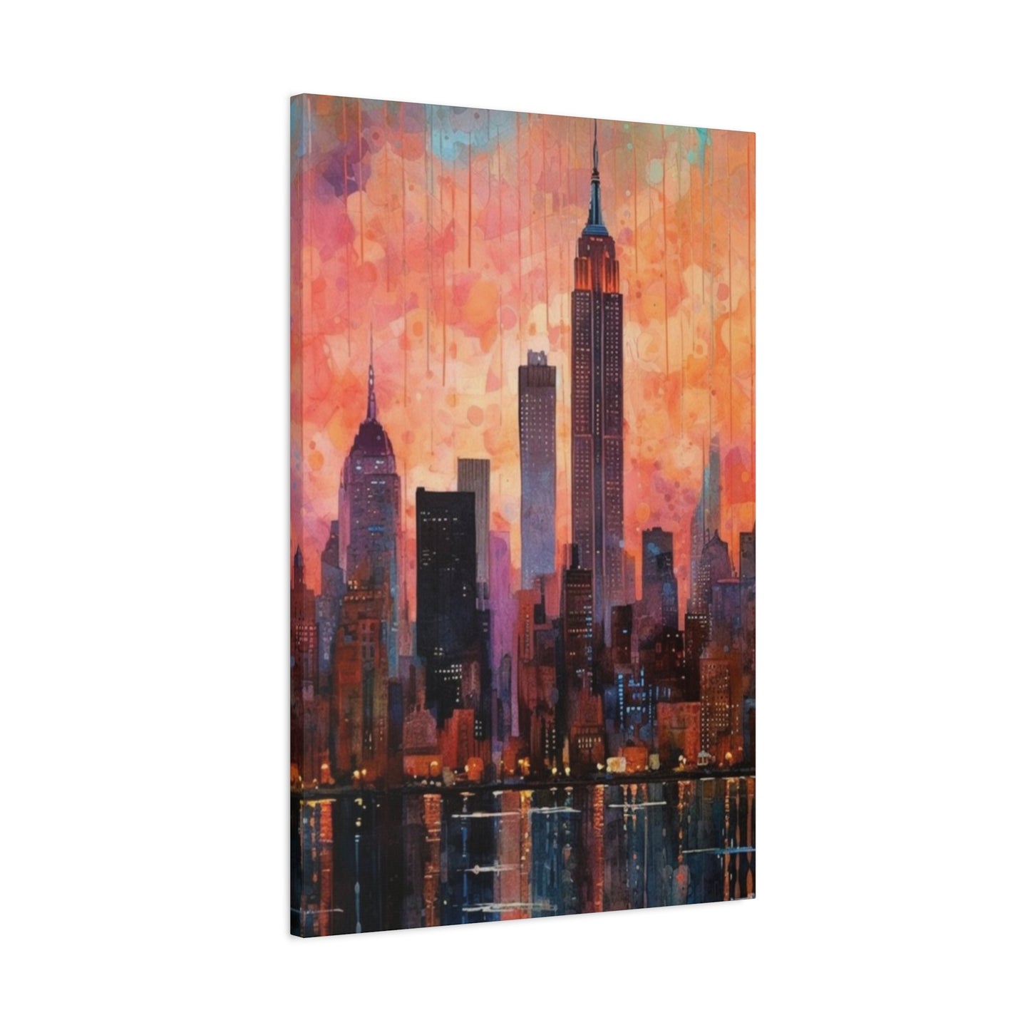 Painting Of New York City Skyline Wall Art & Canvas Prints