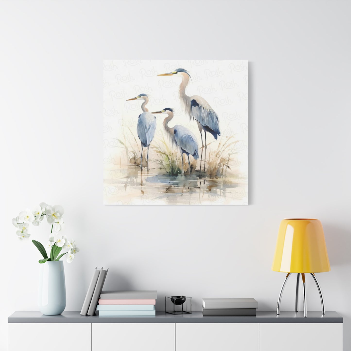 Three Herons Wall Art & Canvas Prints